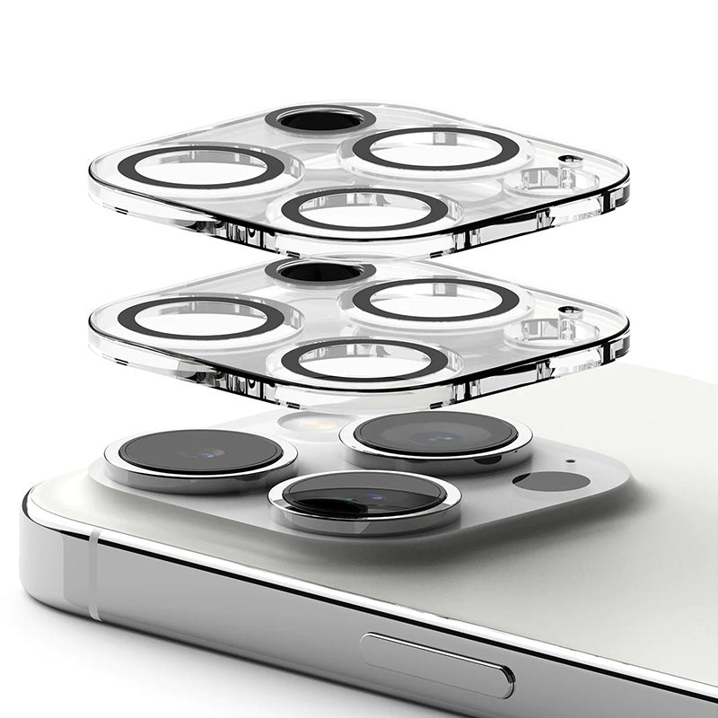 Ringke Camera Protector Glass for iPhone 15 Pro/Pro Max – 2 Packs (Clear)