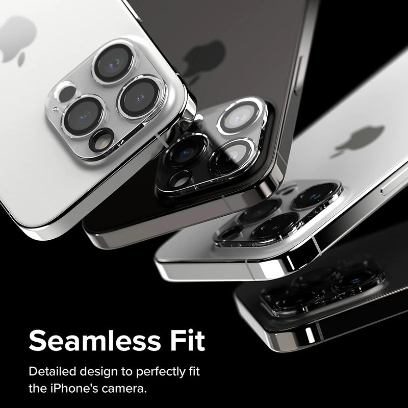 Ringke Camera Protector Glass for iPhone 15 Pro/Pro Max – 2 Packs (Clear)