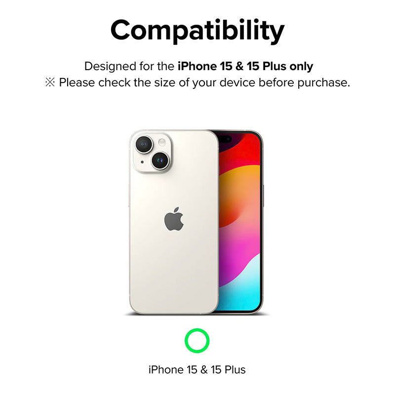 Ringke Camera Protector Glass for iPhone 15/Plus – 2 Packs (Clear) - XtraSure | Apple Authorized Reseller in Myanmar