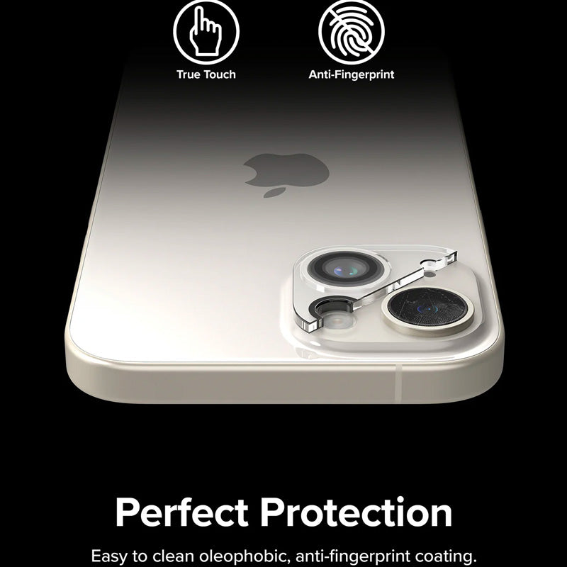 Ringke Camera Protector Glass for iPhone 15/Plus – 2 Packs (Clear) - XtraSure | Apple Authorized Reseller in Myanmar