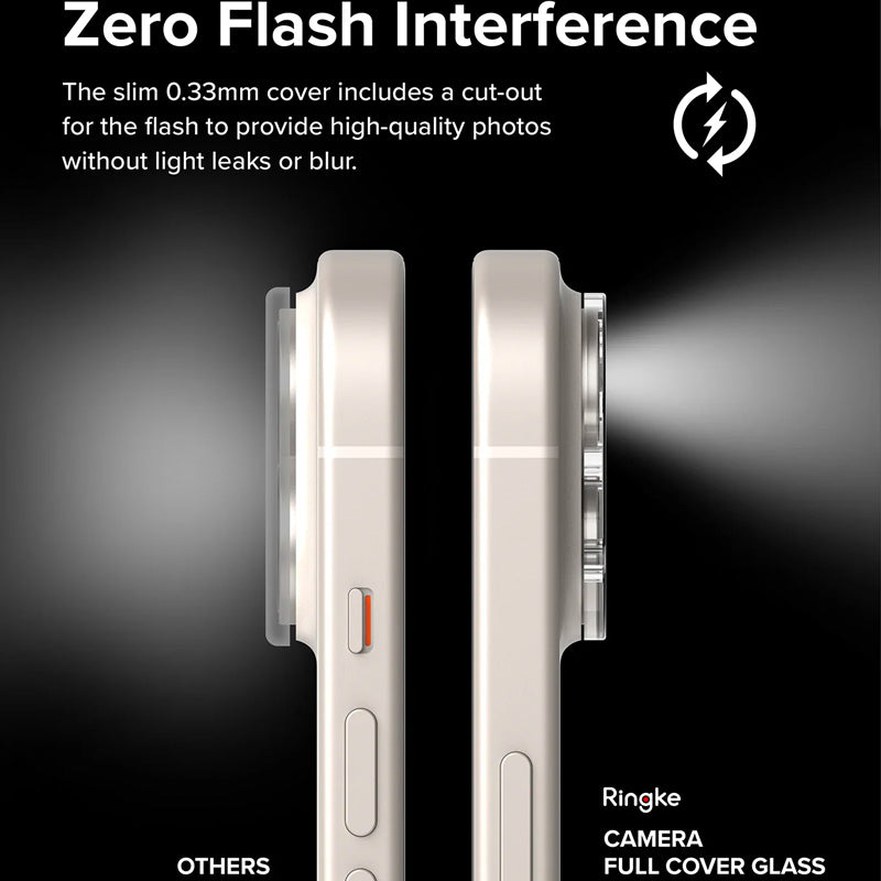 Ringke Camera Protector Glass for iPhone 15/Plus – 2 Packs (Clear) - XtraSure | Apple Authorized Reseller in Myanmar