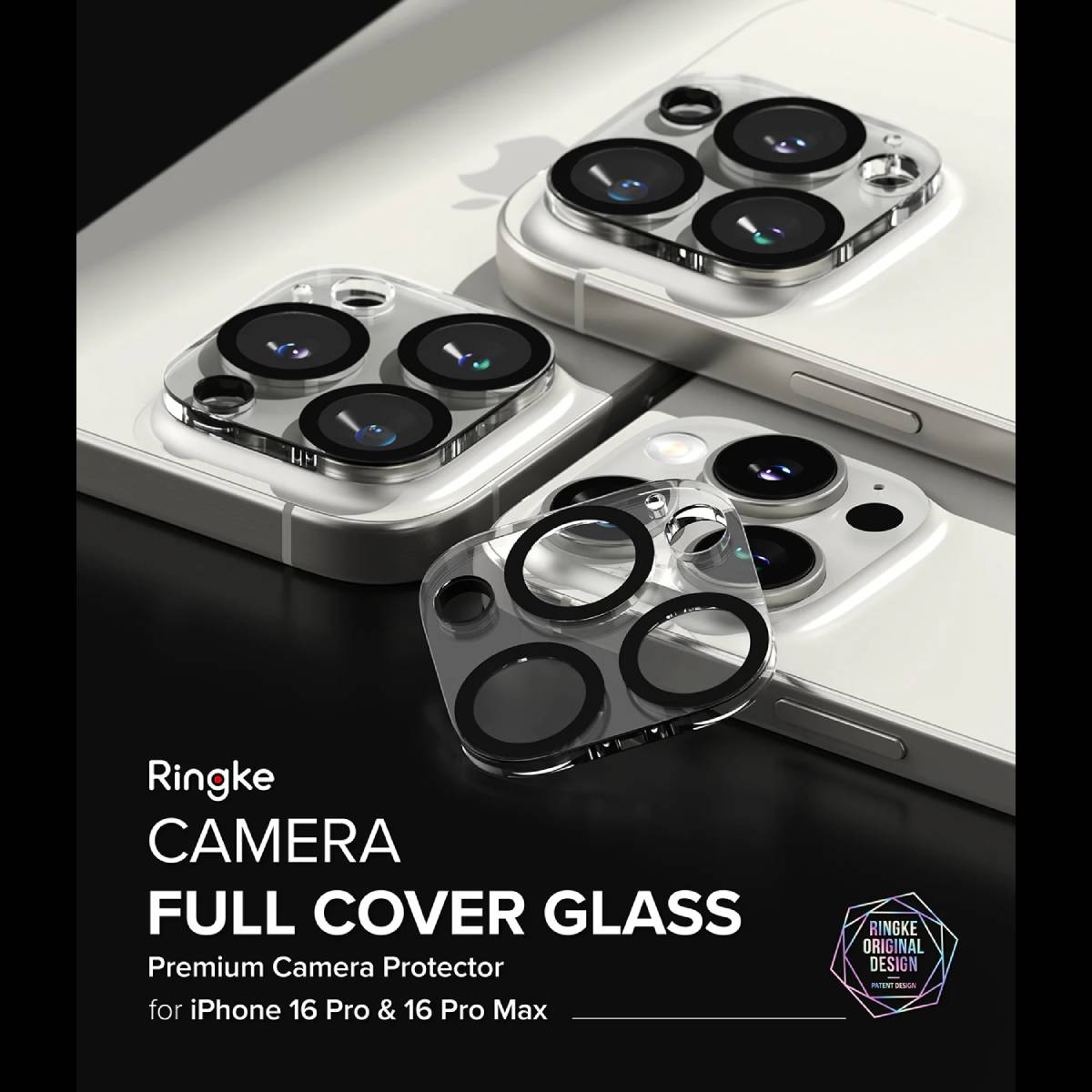 Ringke Camera Protector Glass for iPhone 16 Series - XtraSure | Apple Authorized Reseller in Myanmar