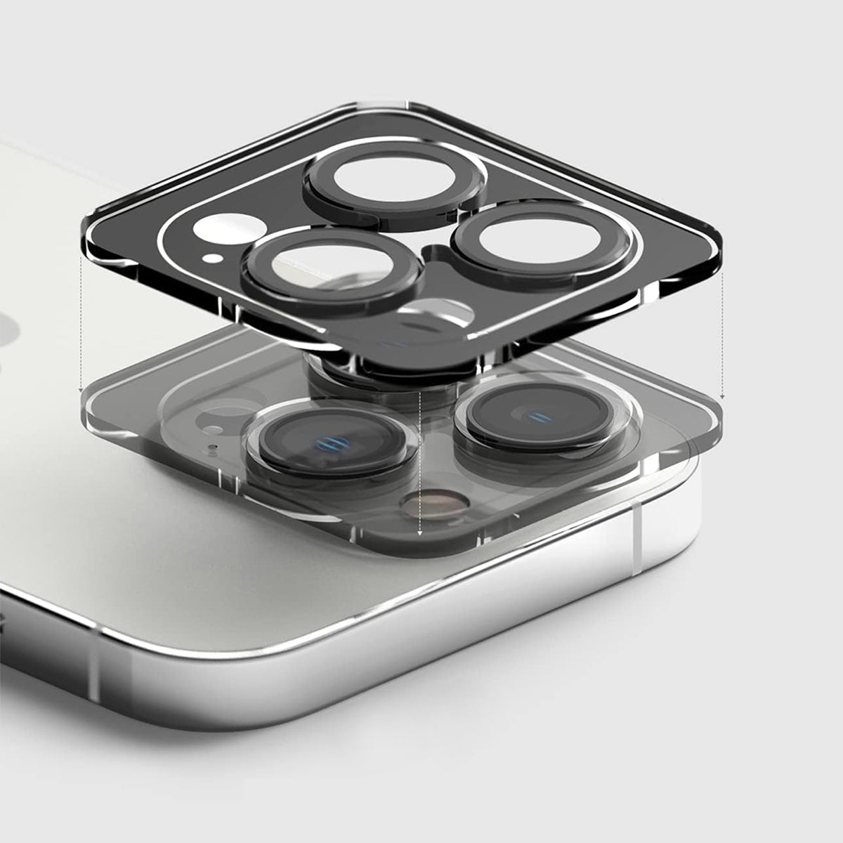 Ringke Camera Styling Lens Protector for iPhone 14 Series (Black) - XtraSure | Apple Authorized Reseller in Myanmar