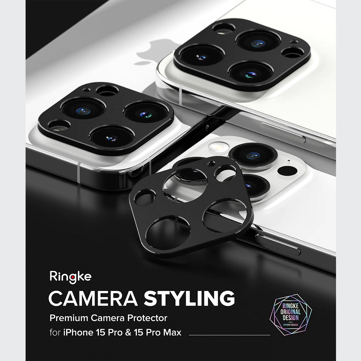 Ringke Camera Styling for iPhone 15 Series - XtraSure | Apple Authorized Reseller in Myanmar