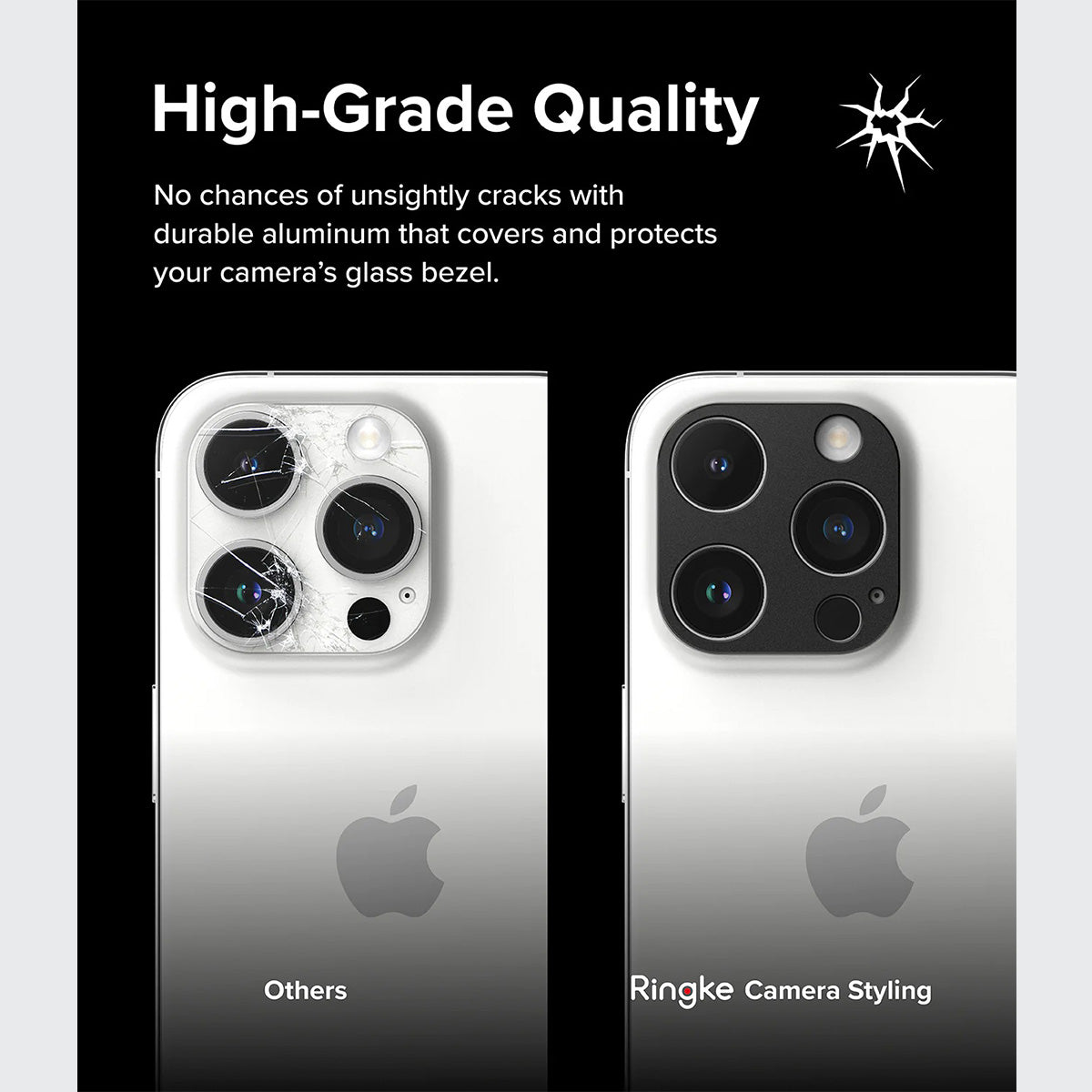 Ringke Camera Styling for iPhone 15 Series - XtraSure | Apple Authorized Reseller in Myanmar