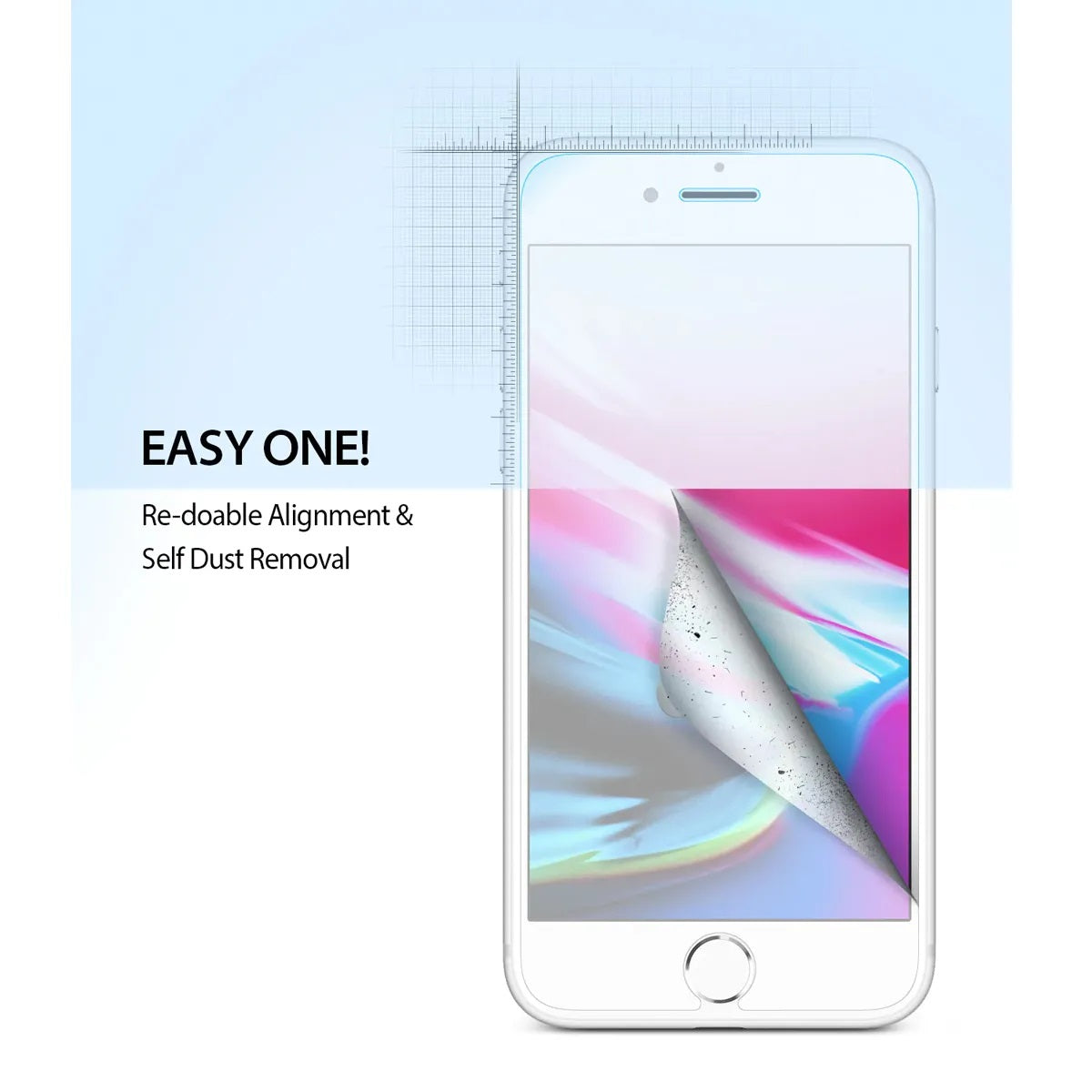 Ringke Dual Easy Film Screen Protector for iPhone SE 2020/2022 - XtraSure | Apple Authorized Reseller in Myanmar