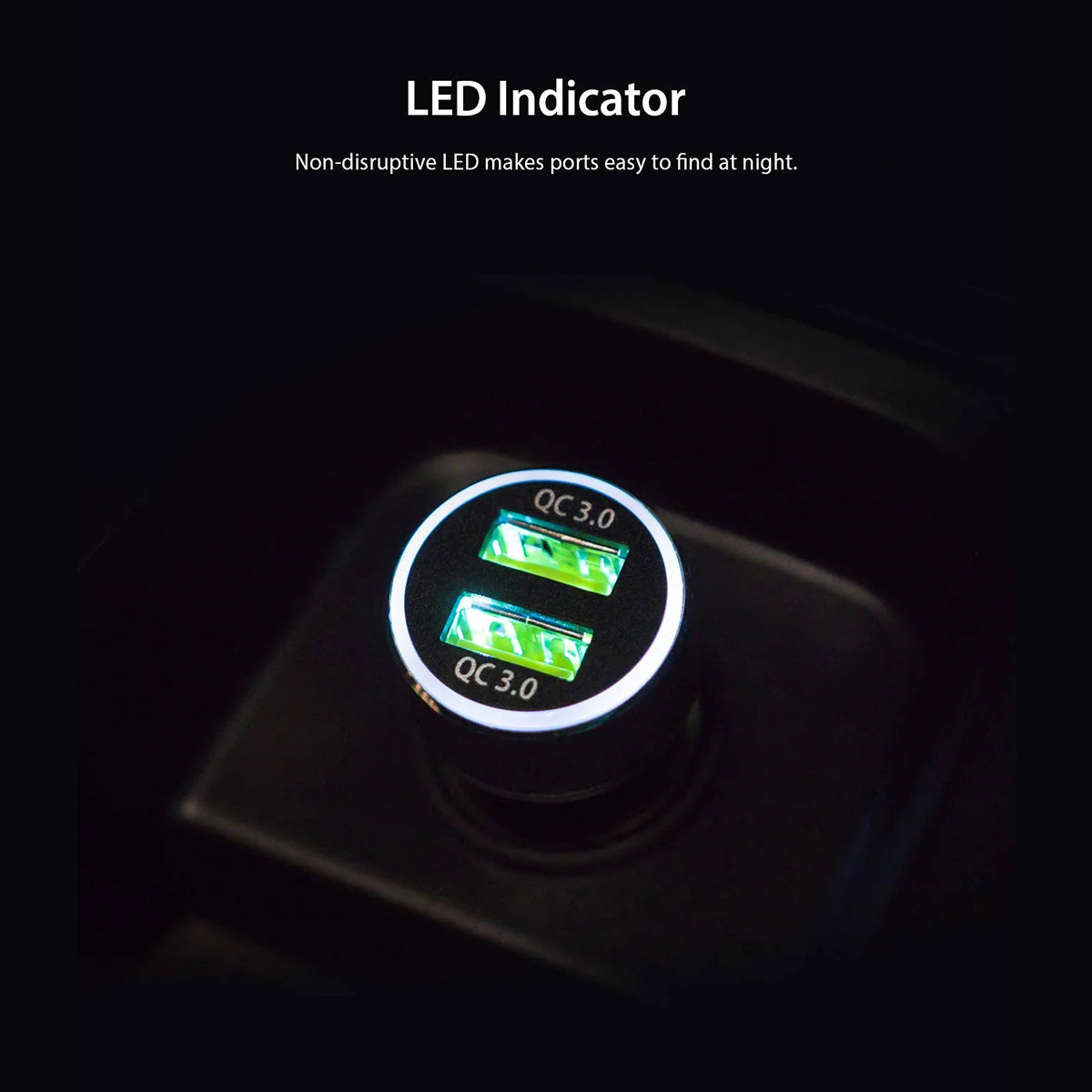 Ringke Dual Ports Car Charger (Black) - XtraSure | Apple Authorized Reseller in Myanmar