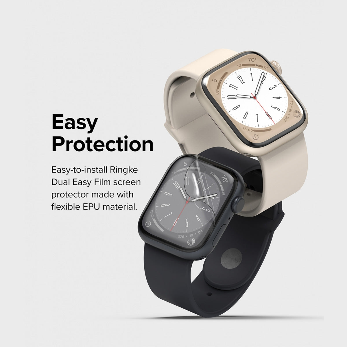 Ringke Easy Flex for Watch Screen Protector For Apple Watch - XtraSure | Apple Authorized Reseller in Myanmar