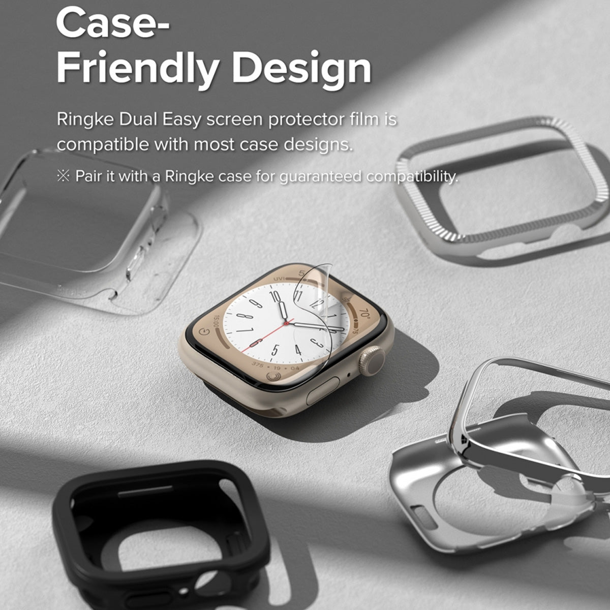 Ringke Easy Flex for Watch Screen Protector For Apple Watch - XtraSure | Apple Authorized Reseller in Myanmar