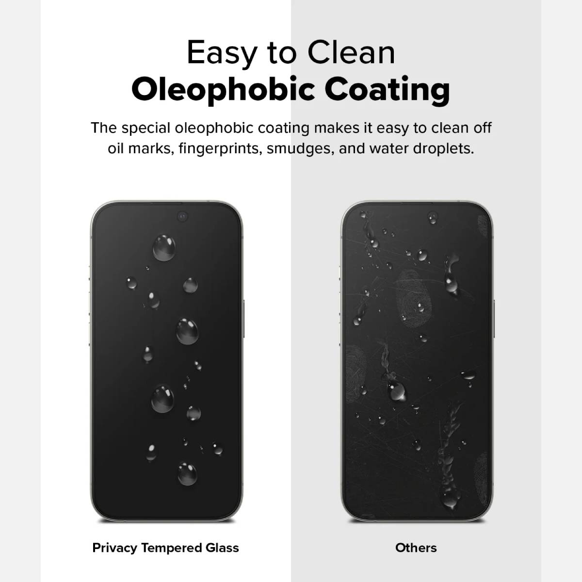 Ringke Easy Slide Privacy Tempered Glass for iPhone 16 Series - XtraSure | Apple Authorized Reseller in Myanmar