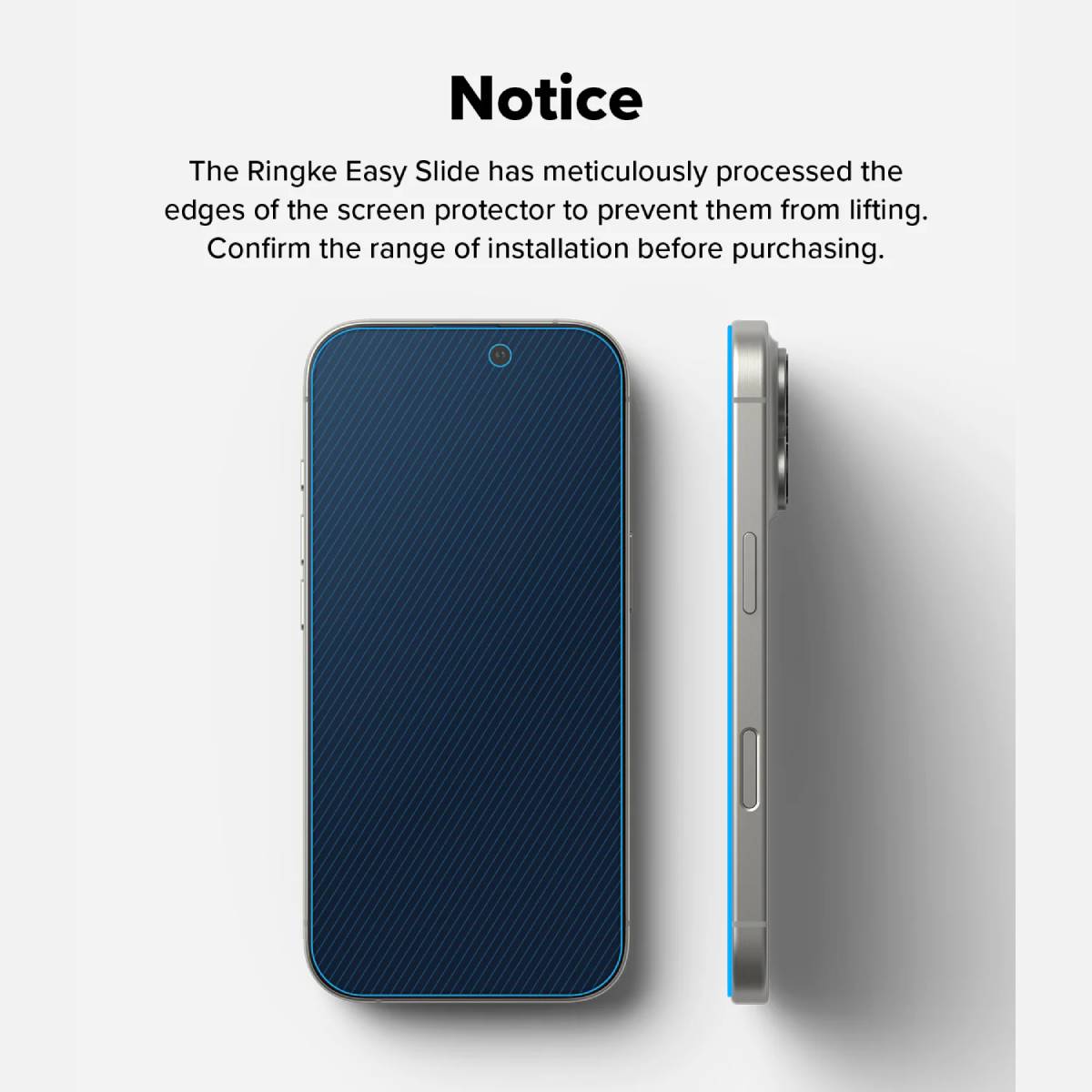 Ringke Easy Slide Privacy Tempered Glass for iPhone 16 Series - XtraSure | Apple Authorized Reseller in Myanmar