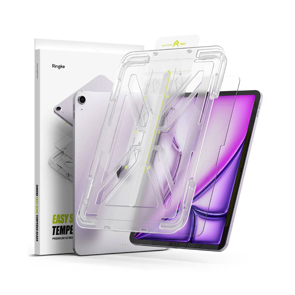 Ringke Easy Slide Tempered Glass for M3/M2 iPad Air 11" - XtraSure | Apple Authorized Reseller in Myanmar