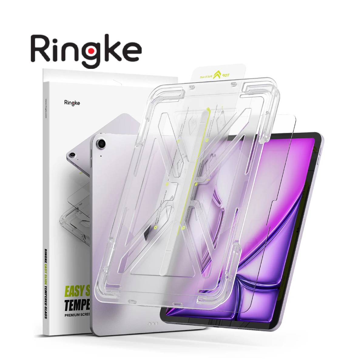 Ringke Easy Slide Tempered Glass for M3/M2 iPad Air 11" - XtraSure | Apple Authorized Reseller in Myanmar