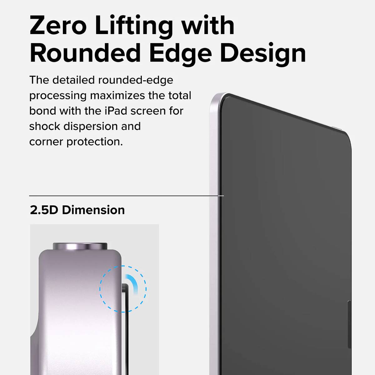 Ringke Easy Slide Tempered Glass for M3/M2 iPad Air 11" - XtraSure | Apple Authorized Reseller in Myanmar