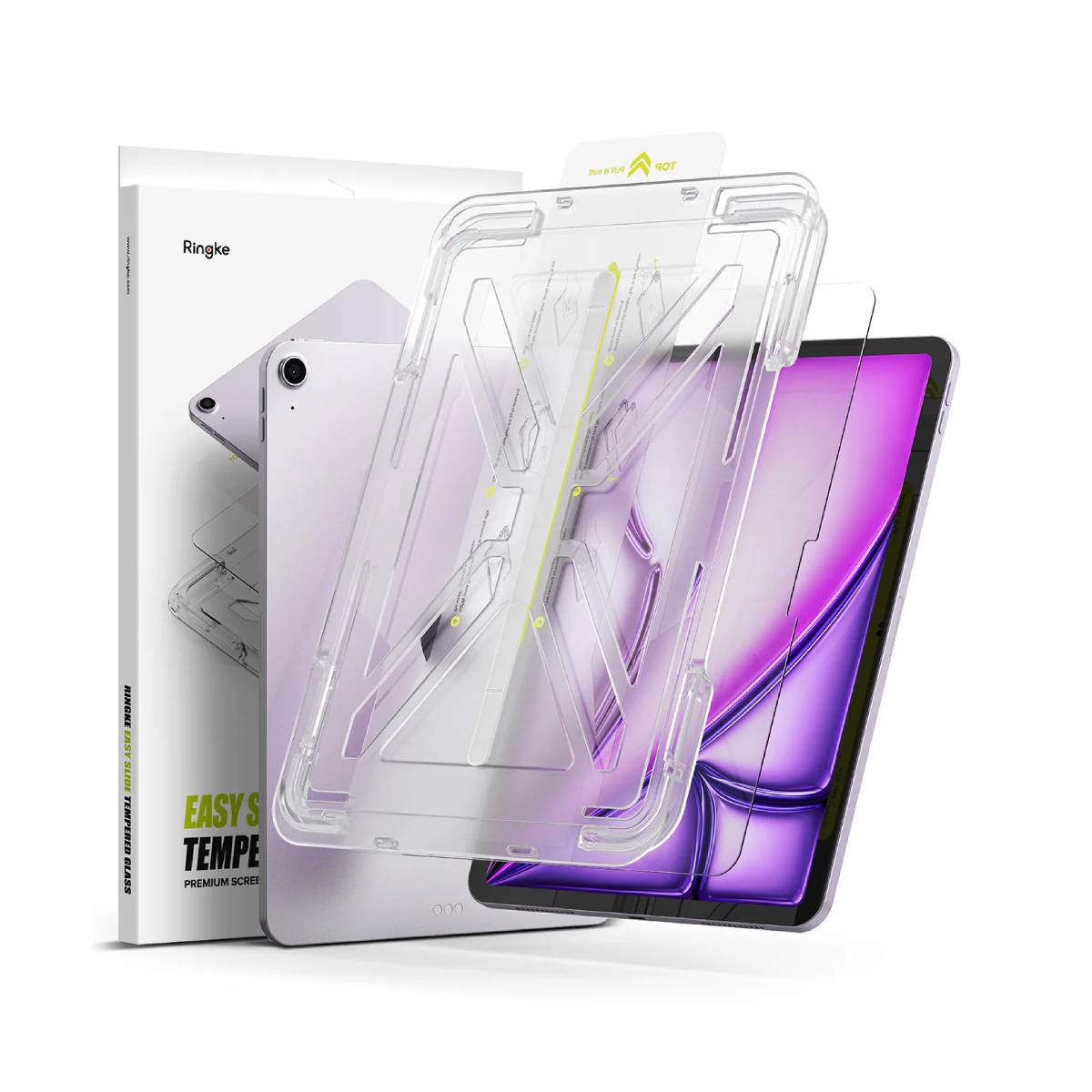 Ringke Easy Slide Tempered Glass for M3/M2 iPad Air 13" - XtraSure | Apple Authorized Reseller in Myanmar