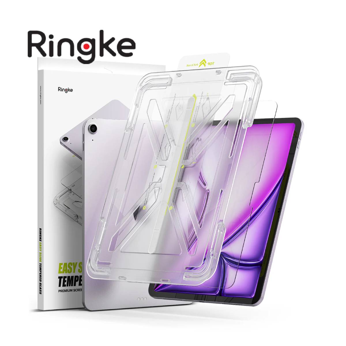 Ringke Easy Slide Tempered Glass for M3/M2 iPad Air 13" - XtraSure | Apple Authorized Reseller in Myanmar