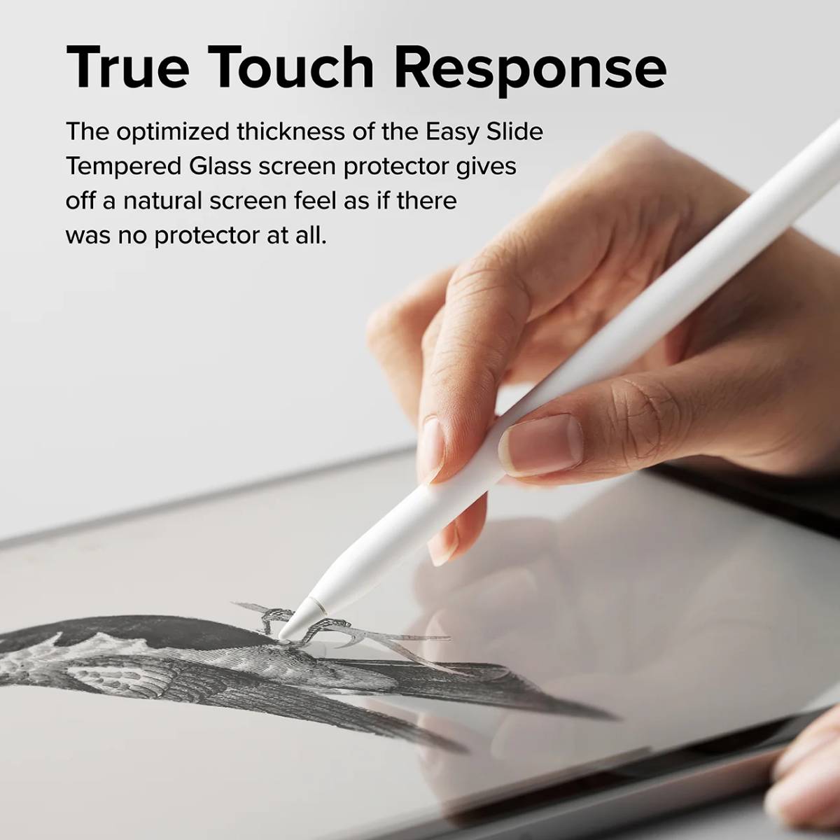 Ringke Easy Slide Tempered Glass for M3/M2 iPad Air 13" - XtraSure | Apple Authorized Reseller in Myanmar