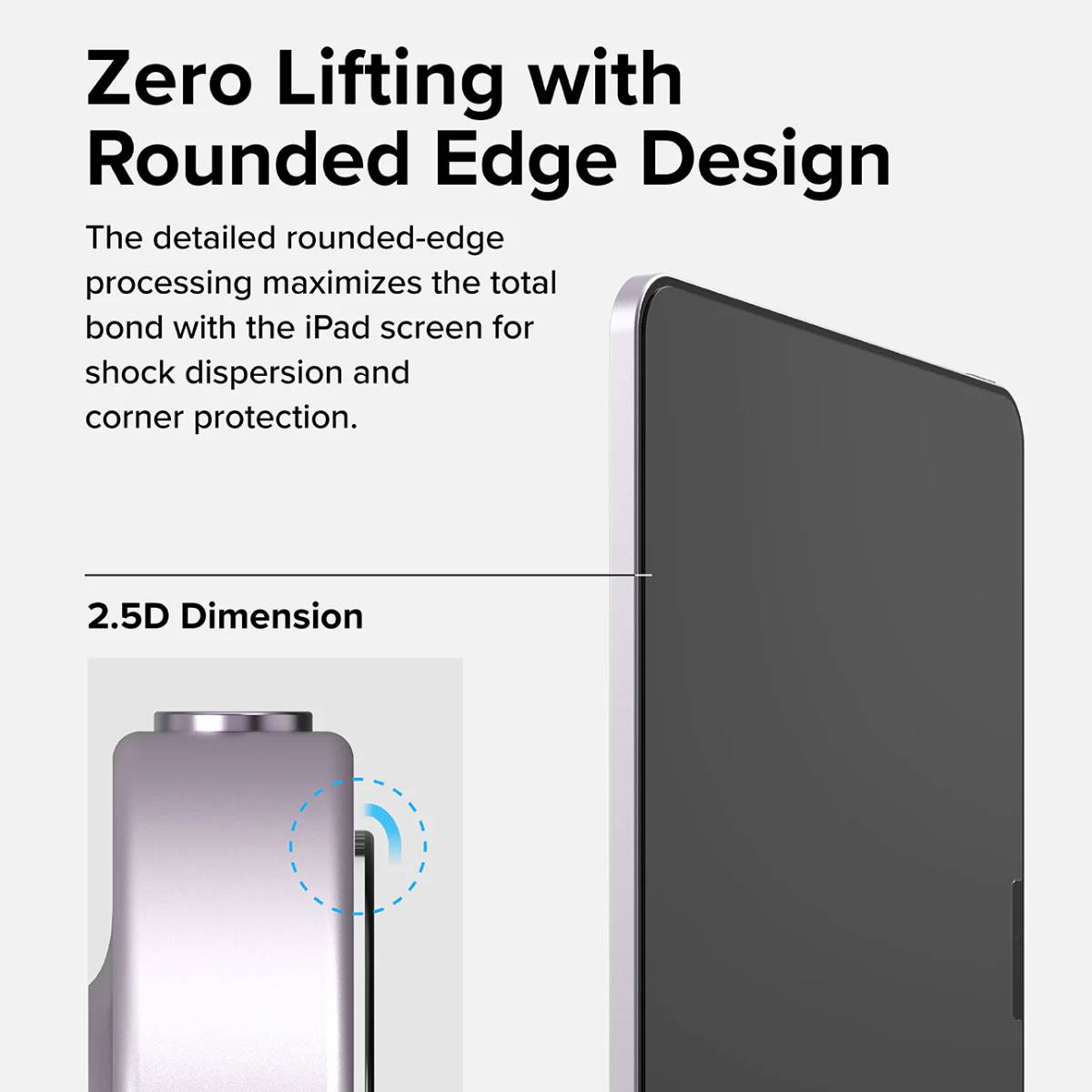 Ringke Easy Slide Tempered Glass for M3/M2 iPad Air 13" - XtraSure | Apple Authorized Reseller in Myanmar