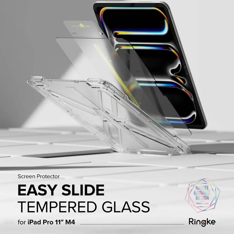 Ringke Easy Slide Tempered Glass for M4 iPad Pro 11" (2024) - XtraSure | Apple Authorized Reseller in Myanmar