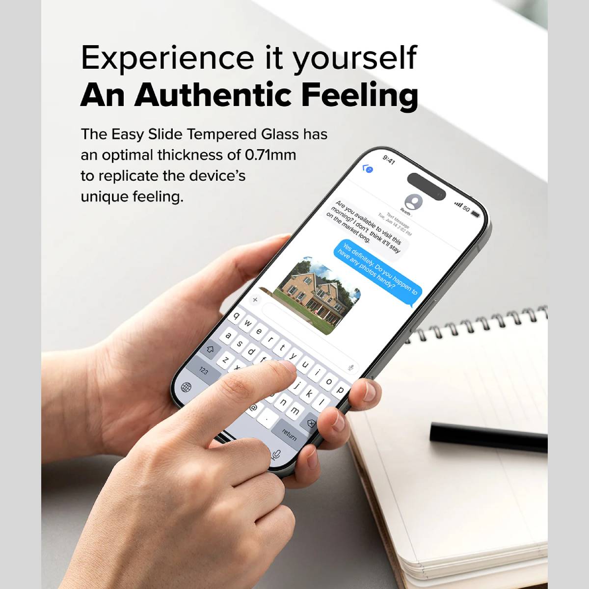 Ringke Easy Slide Tempered Glass for iPhone 16 Series - XtraSure | Apple Authorized Reseller in Myanmar