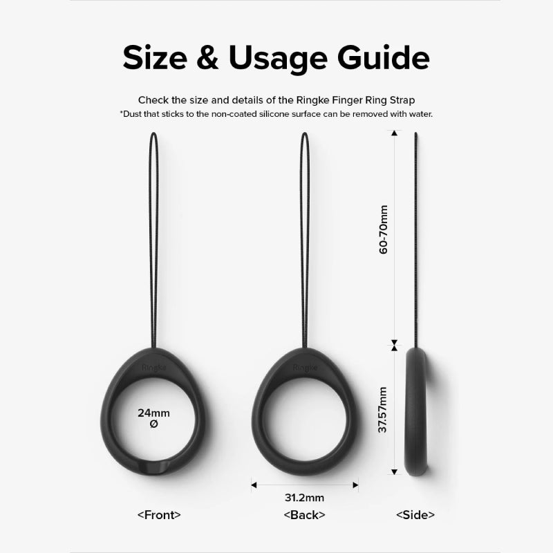 Ringke Finger Ring Strap (Black)