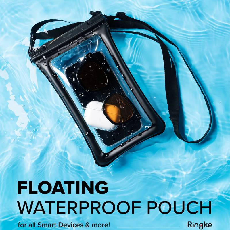 Ringke Floating Waterproof Pouch (Black) - XtraSure | Apple Authorized Reseller in Myanmar