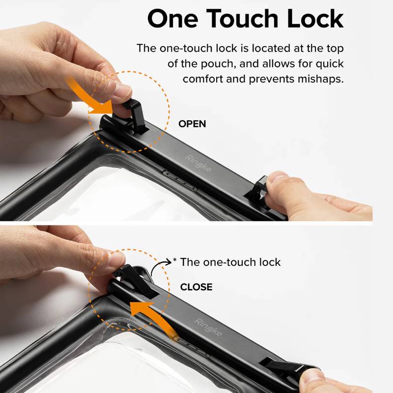 Ringke Floating Waterproof Pouch (Black) - XtraSure | Apple Authorized Reseller in Myanmar