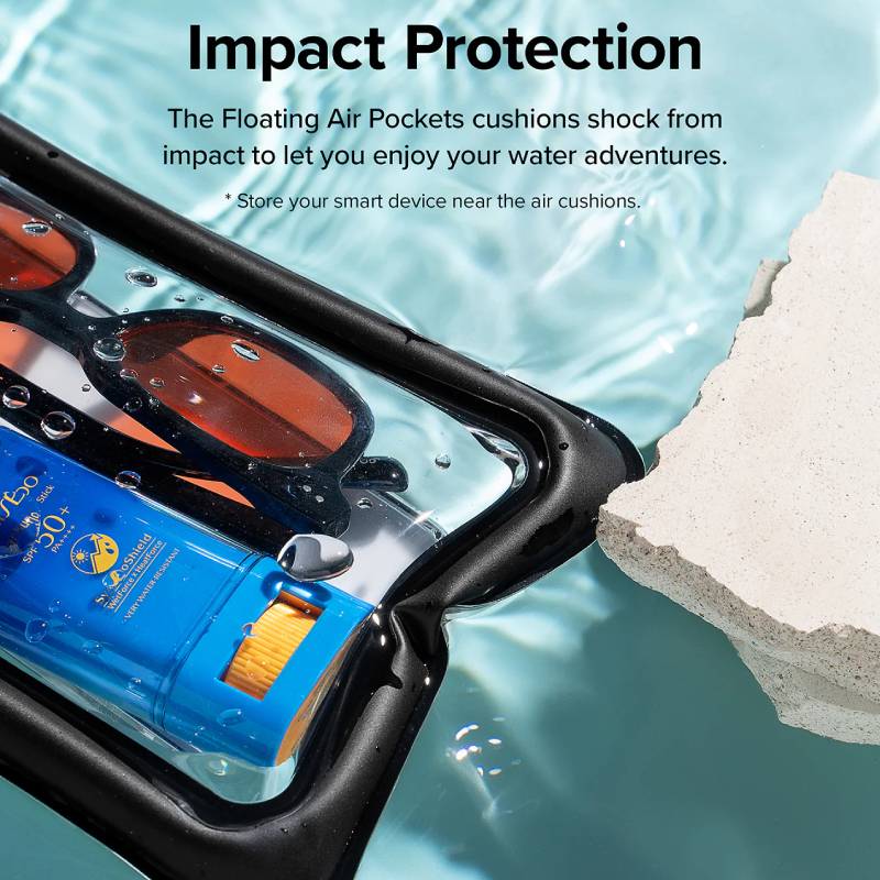 Ringke Floating Waterproof Pouch (Black) - XtraSure | Apple Authorized Reseller in Myanmar