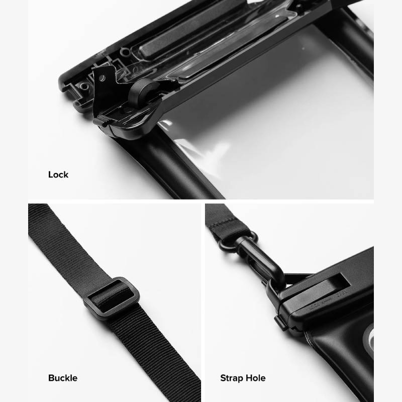 Ringke Floating Waterproof Pouch (Black) - XtraSure | Apple Authorized Reseller in Myanmar