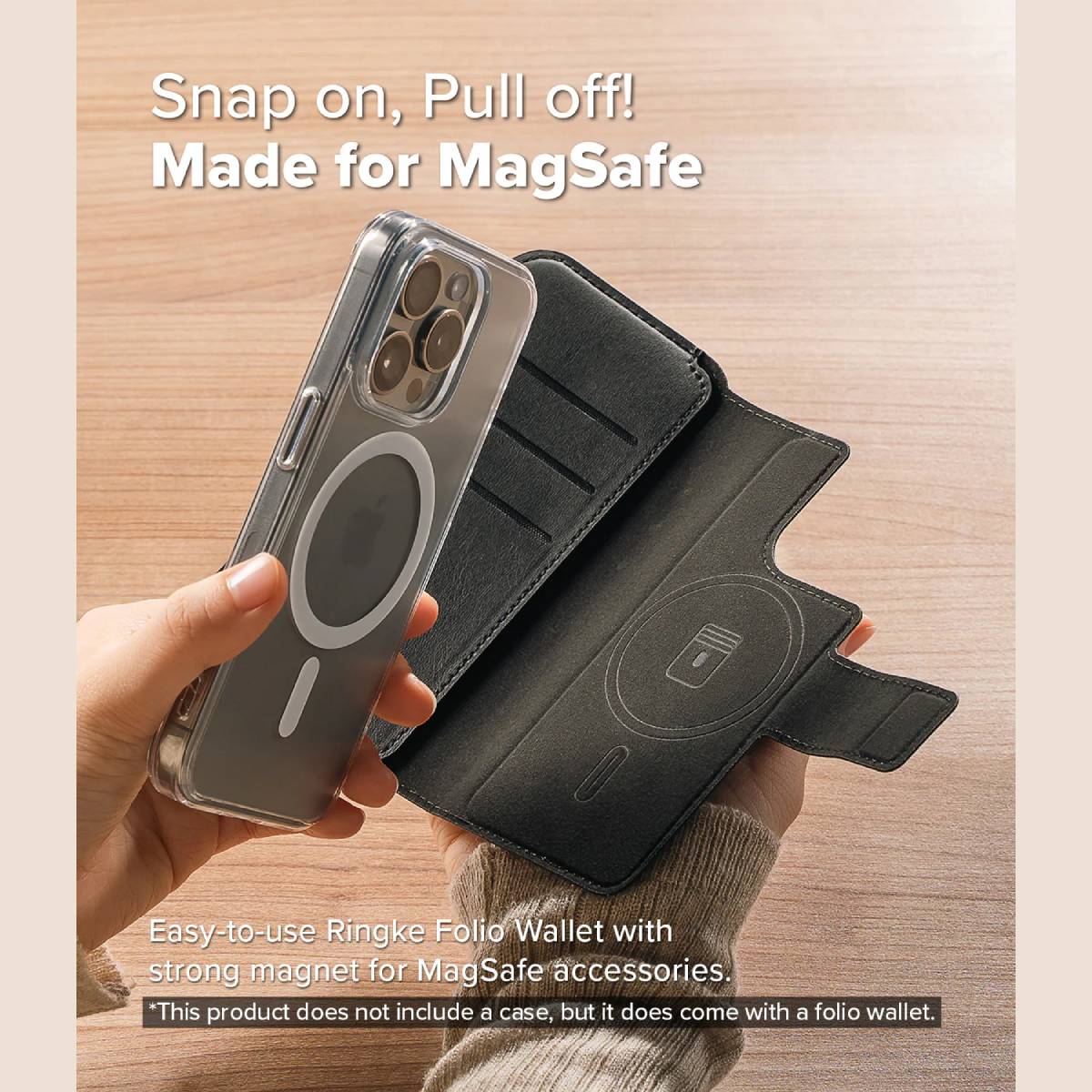 Ringke Folio Wallet Magnetic for iPhone 16 Series - XtraSure | Apple Authorized Reseller in Myanmar