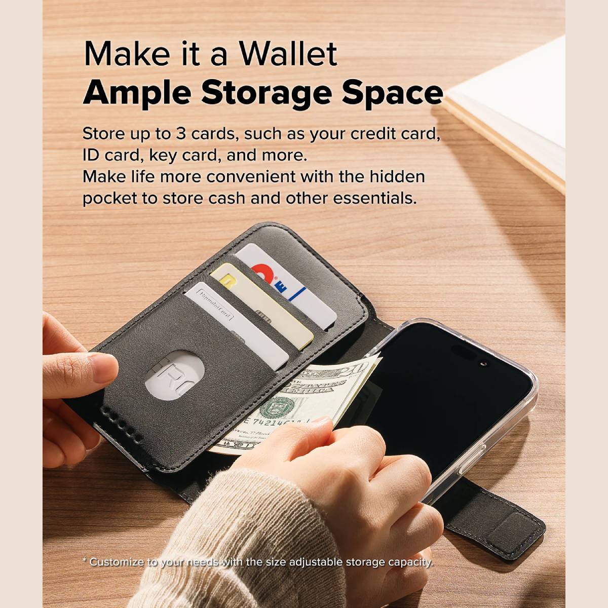 Ringke Folio Wallet Magnetic for iPhone 16 Series - XtraSure | Apple Authorized Reseller in Myanmar