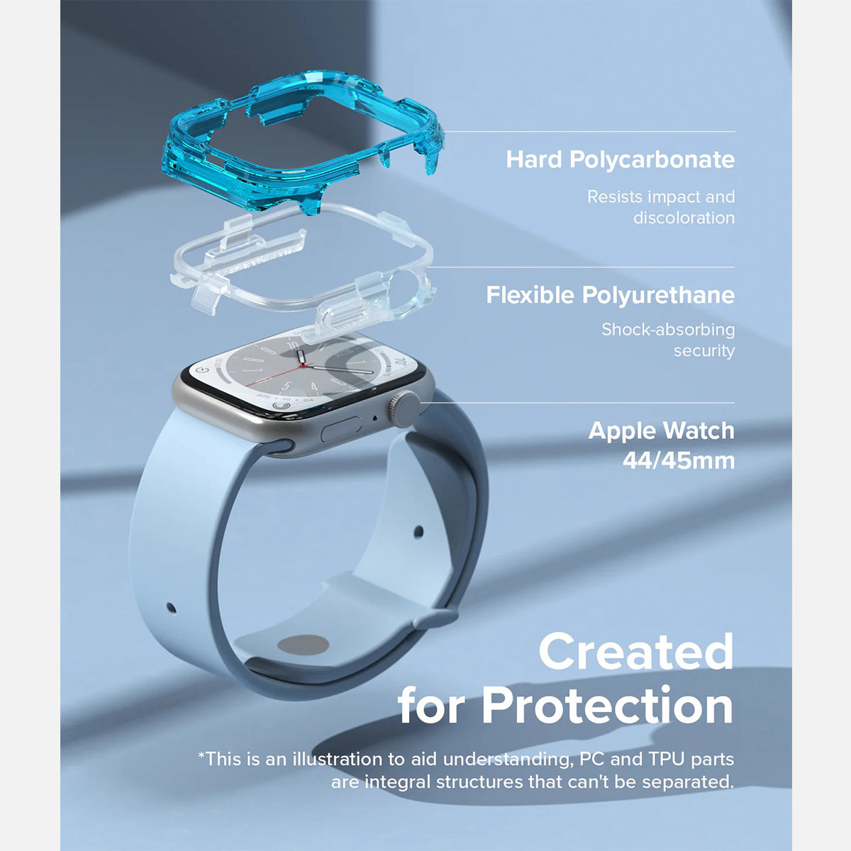 Ringke Fusion Bumper Case for Apple Watch – 45mm/44mm - XtraSure | Apple Authorized Reseller in Myanmar