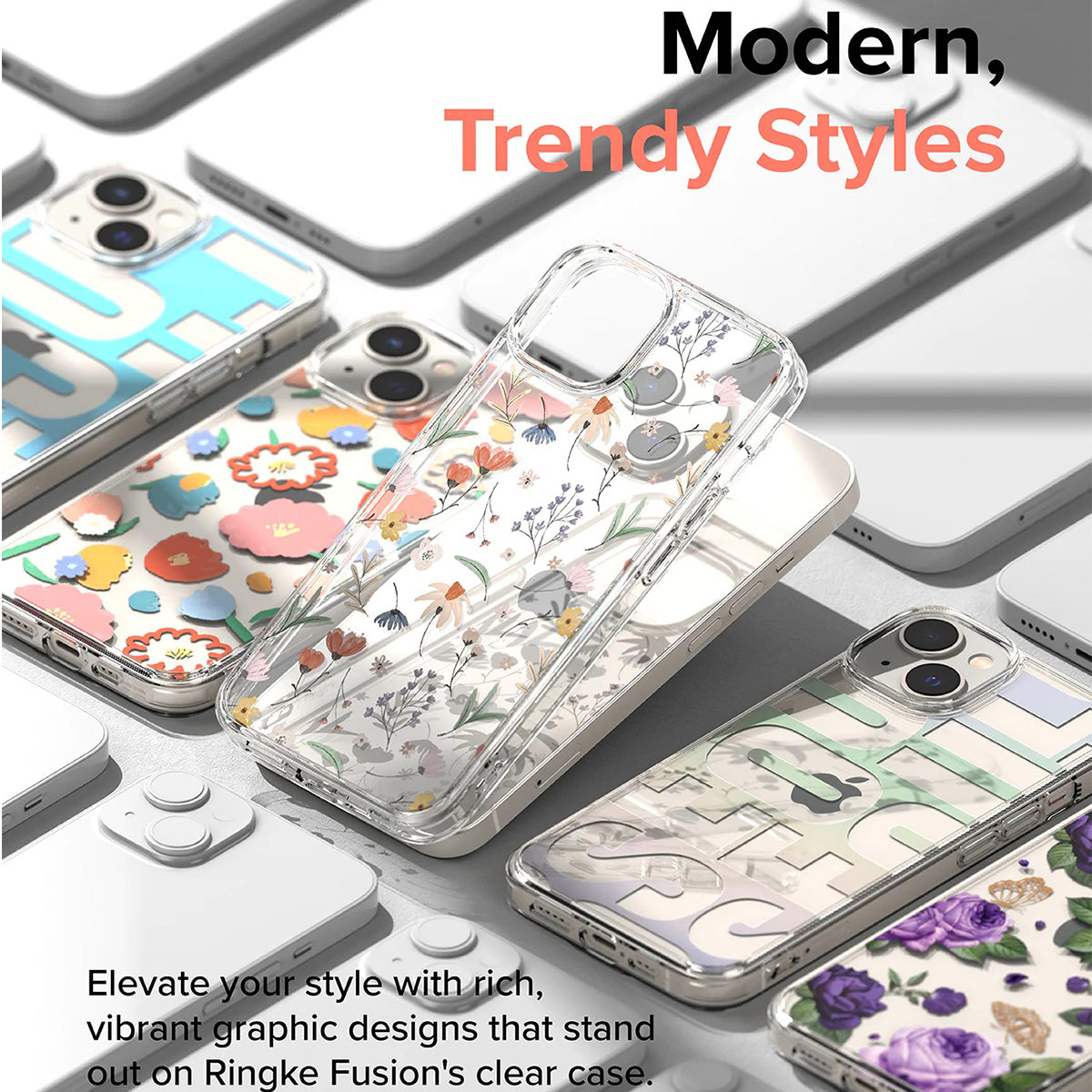 Ringke Fusion Design Case for iPhone 14 Series - XtraSure | Apple Authorized Reseller in Myanmar