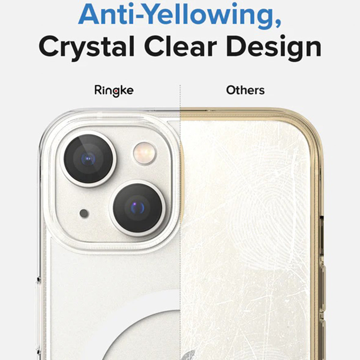 Ringke Fusion Magnetic Case for iPhone 14 Series (Matte Clear) - XtraSure | Apple Authorized Reseller in Myanmar