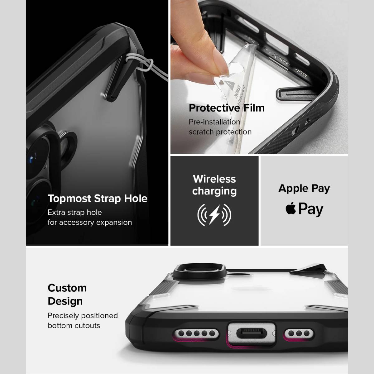 Ringke Fusion X Case for iPhone 16 Series - XtraSure | Apple Authorized Reseller in Myanmar