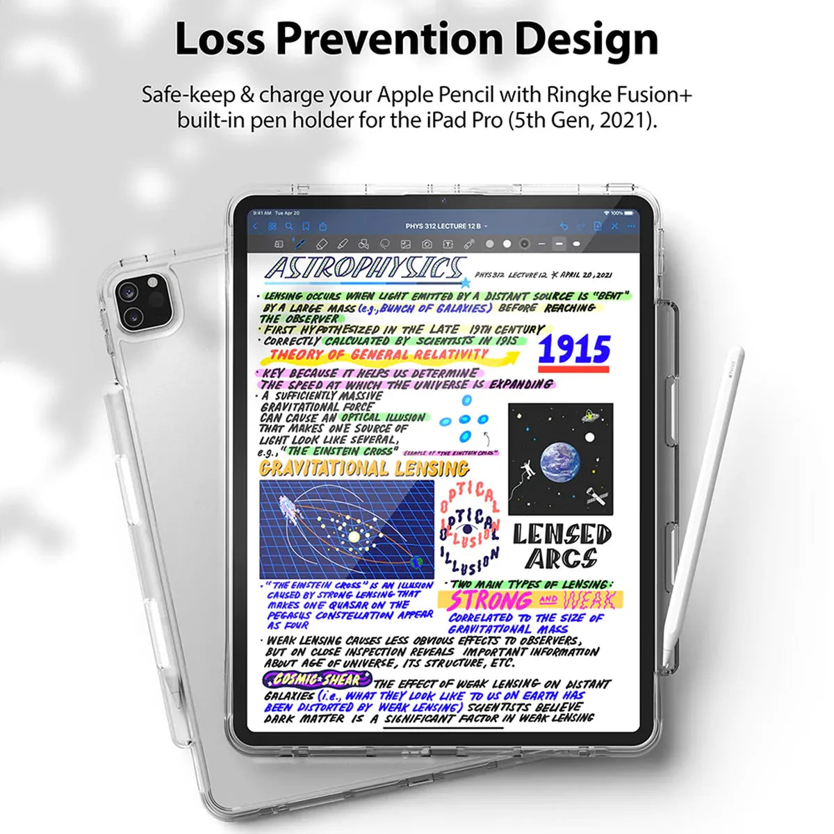 Ringke Fusion + Clear Case for iPad Pro 12.9″ - XtraSure | Apple Authorized Reseller in Myanmar