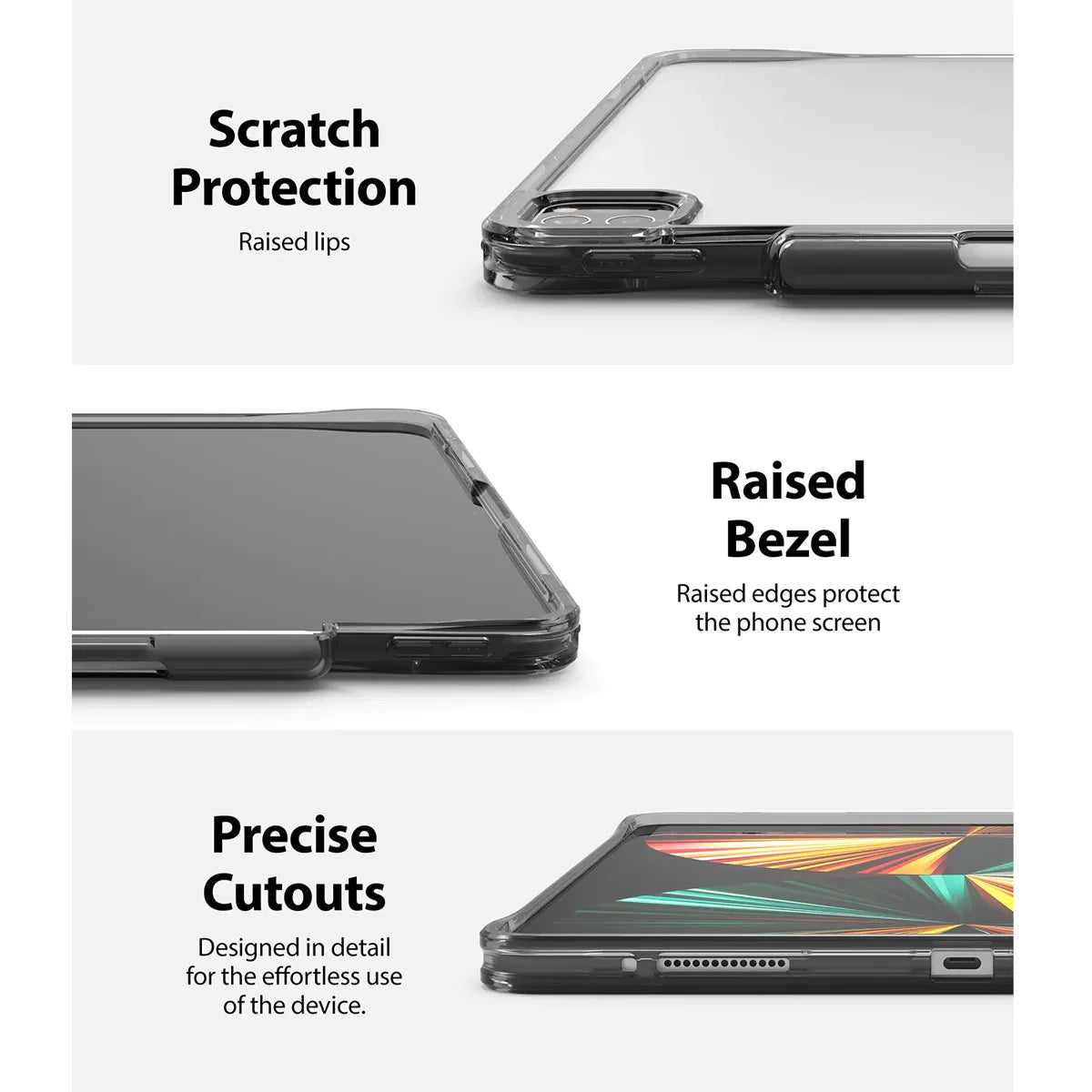 Ringke Fusion + Clear Case for iPad Pro 12.9″ - XtraSure | Apple Authorized Reseller in Myanmar