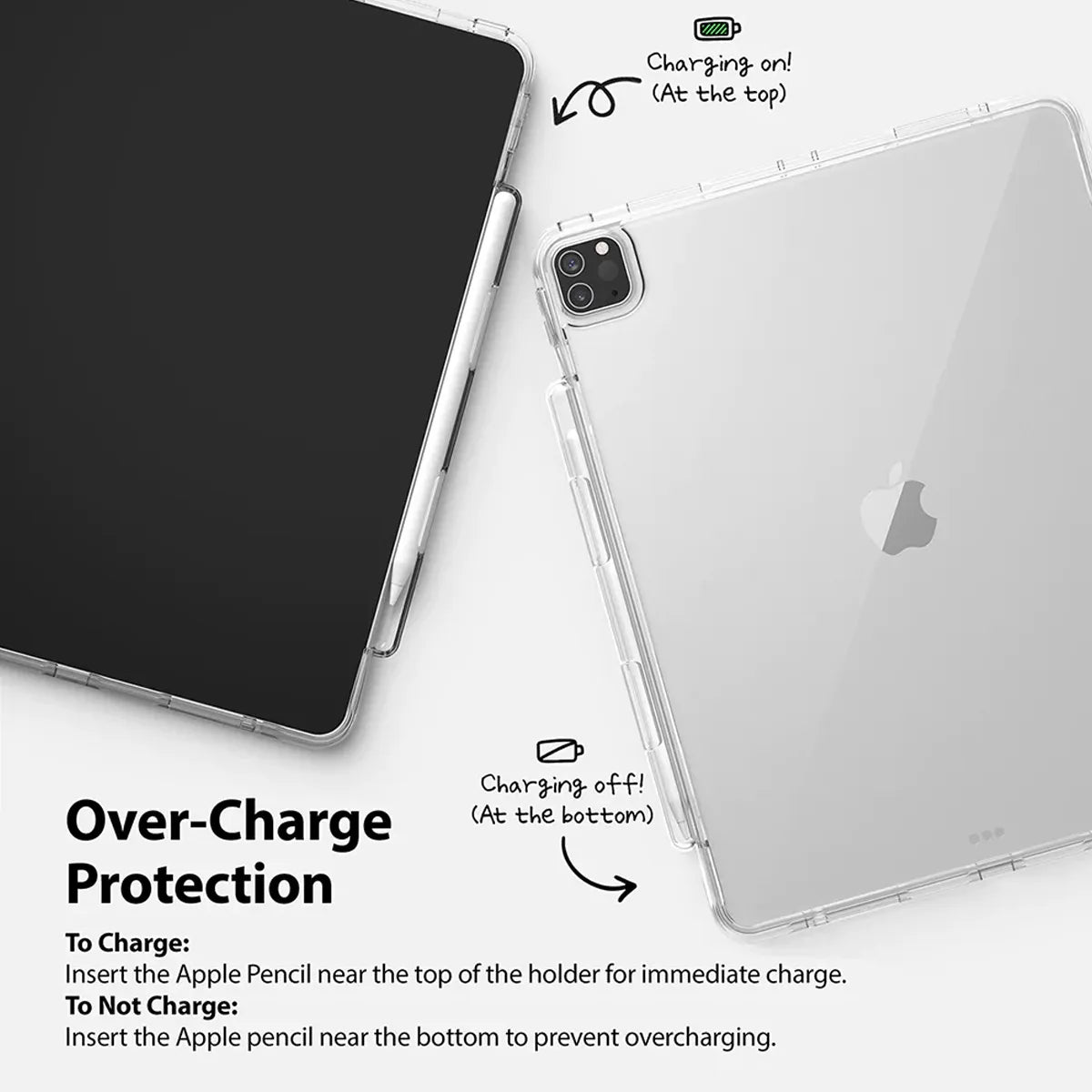 Ringke Fusion + Clear Case for iPad Pro 12.9″ - XtraSure | Apple Authorized Reseller in Myanmar