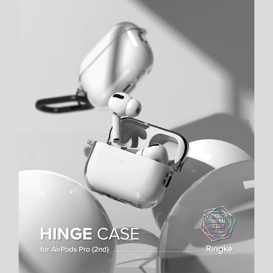 Ringke Hinge Case for AirPods Pro 2 (Clear) - XtraSure | Apple Authorized Reseller in Myanmar