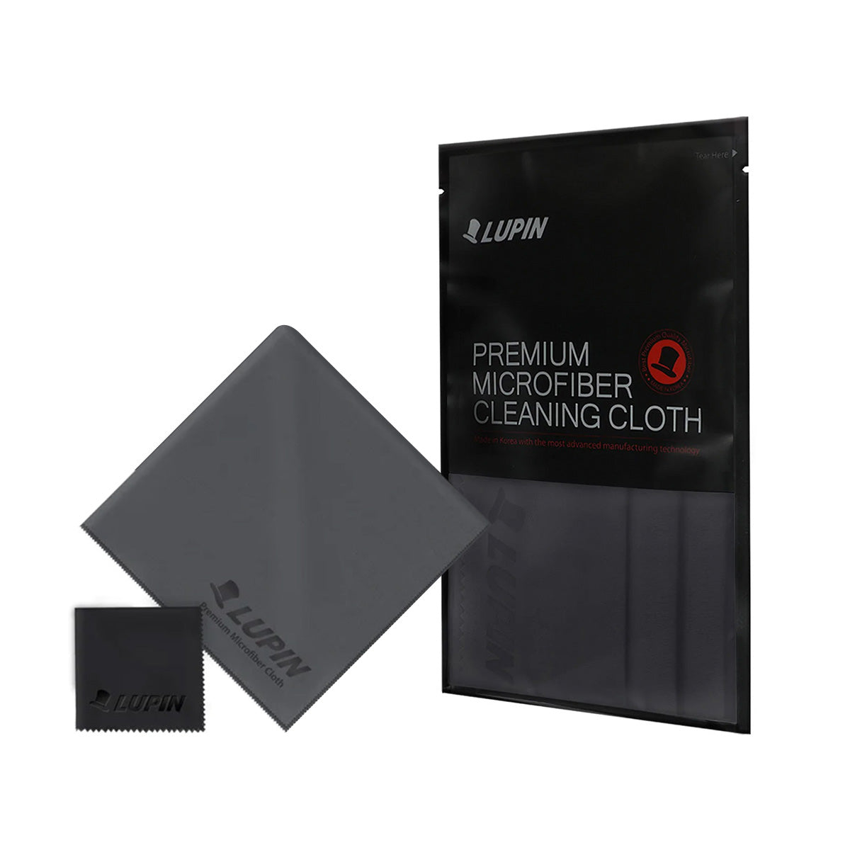 Ringke Lupin Premium Microfiber Cloth Large (Gray) - XtraSure | Apple Authorized Reseller in Myanmar