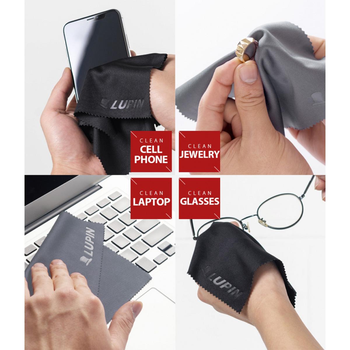 Ringke Lupin Premium Microfiber Cloth Large (Gray) - XtraSure | Apple Authorized Reseller in Myanmar