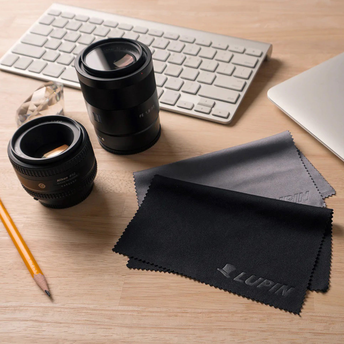 Ringke Lupin Premium Microfiber Cloth (Small-3pk) Gray - XtraSure | Apple Authorized Reseller in Myanmar