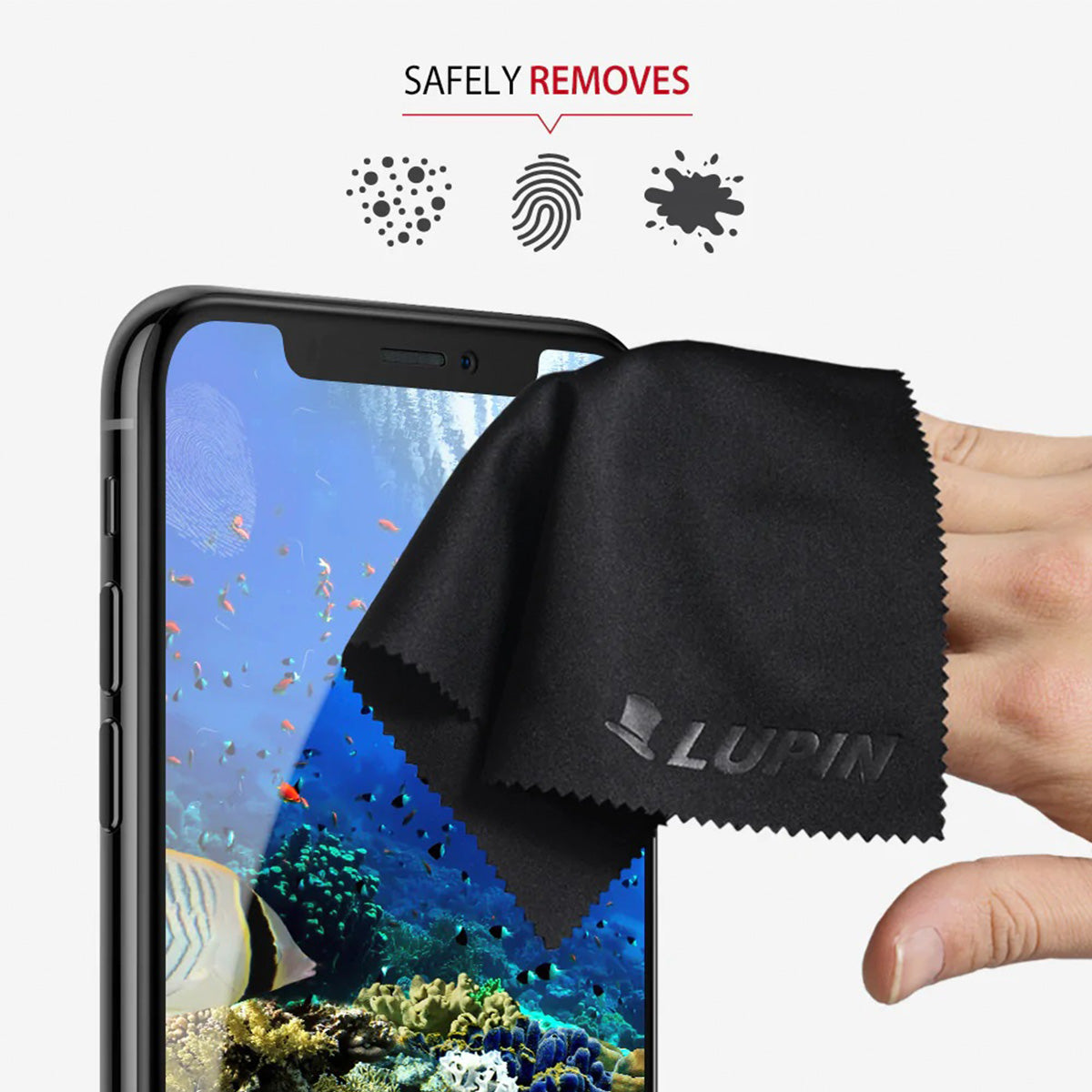 Ringke Lupin Premium Microfiber Cloth (Small-3pk) Gray - XtraSure | Apple Authorized Reseller in Myanmar