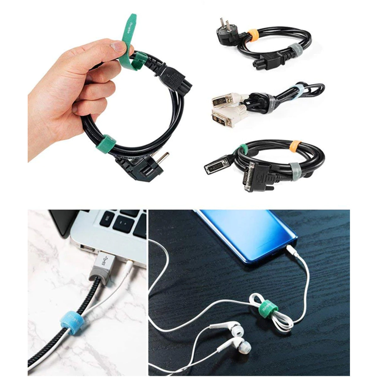 Ringke Magic Cable Tie Bundle (30pcs) - XtraSure | Apple Authorized Reseller in Myanmar