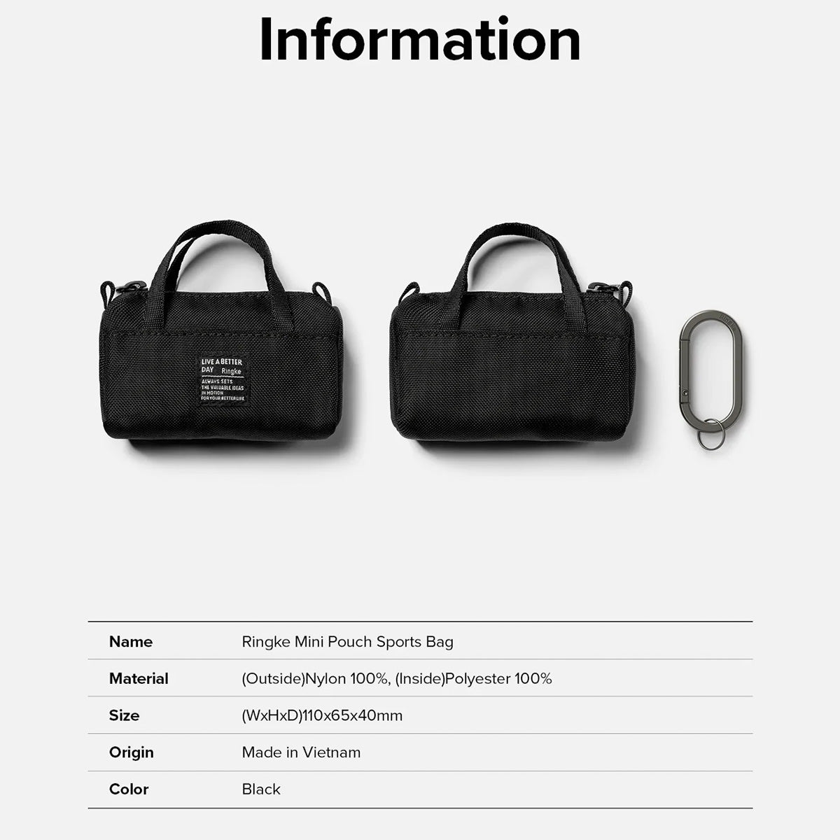 Ringke Mini Pouch Sports Bag - XtraSure | Apple Authorized Reseller in Myanmar