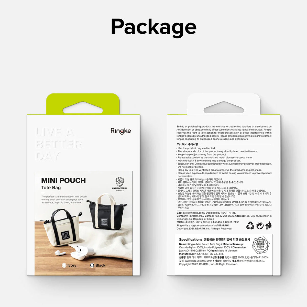 Ringke Mini Pouch Tote Bag - XtraSure | Apple Authorized Reseller in Myanmar