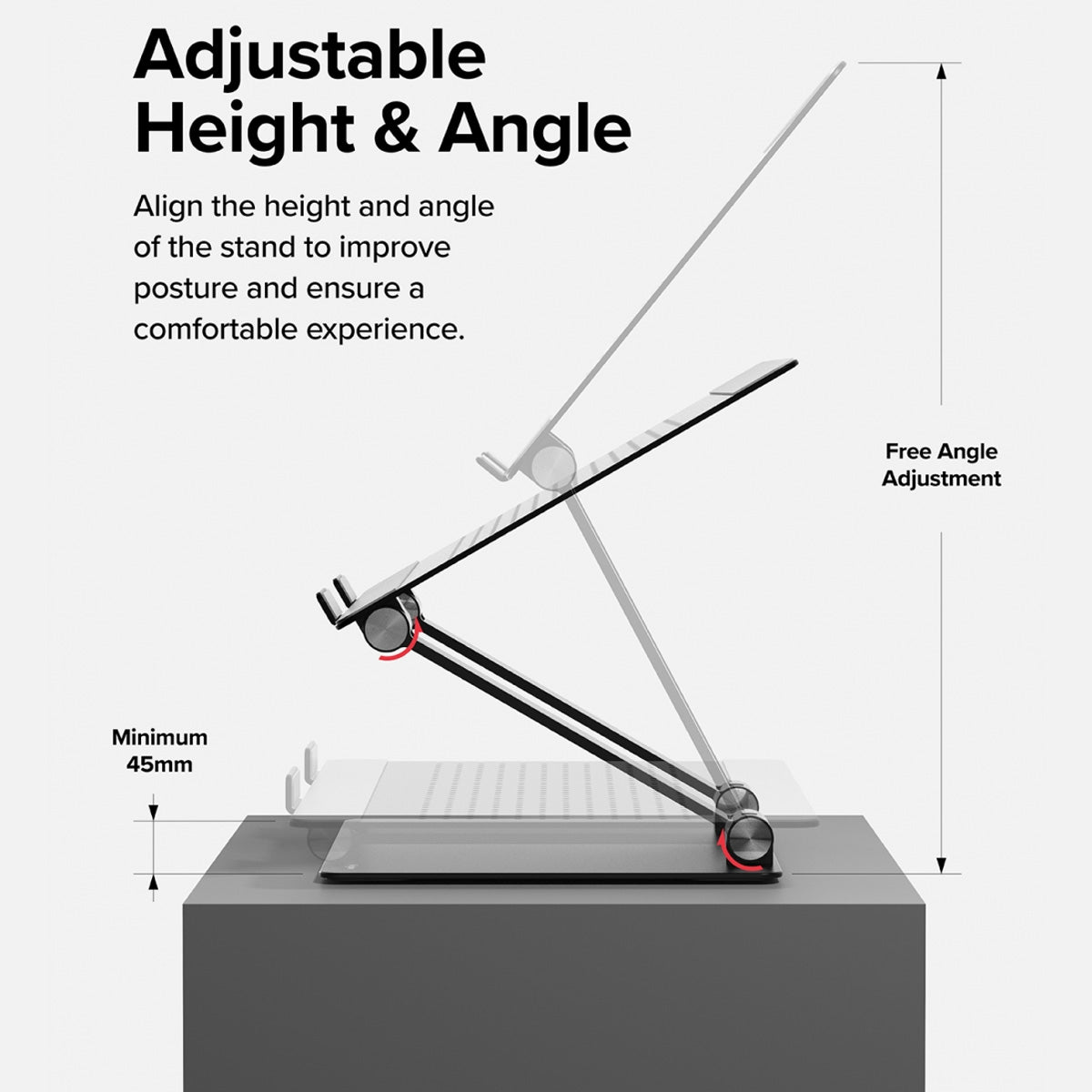 Ringke Outstanding Laptop Stand - XtraSure | Apple Authorized Reseller in Myanmar