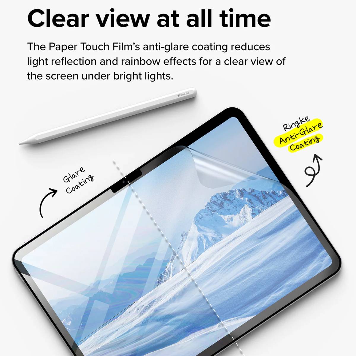 Ringke Paperlike Screen Protector for M3-M2 iPad Air 11"/13" (2 Packs) - XtraSure | Apple Authorized Reseller in Myanmar