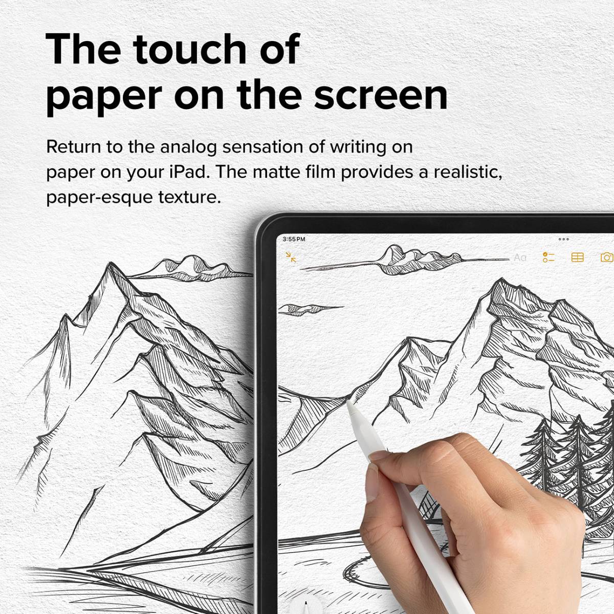 Ringke Paperlike Screen Protector for M3-M2 iPad Air 11"/13" (2 Packs) - XtraSure | Apple Authorized Reseller in Myanmar