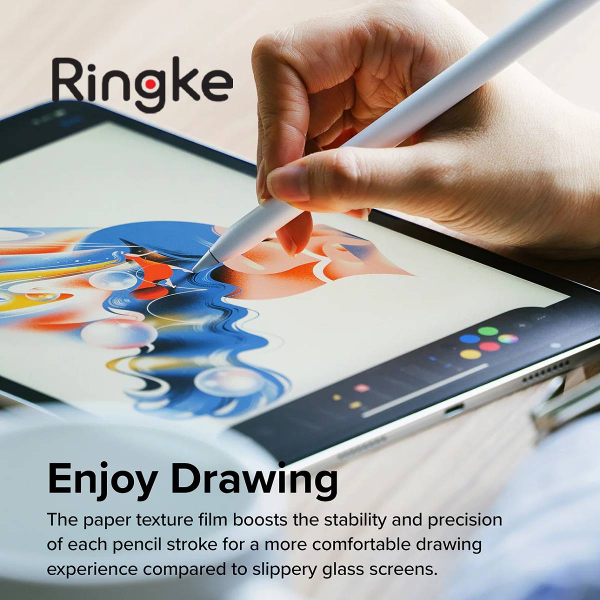 Ringke Paperlike Screen Protector for M3-M2 iPad Air 11"/13" (2 Packs) - XtraSure | Apple Authorized Reseller in Myanmar